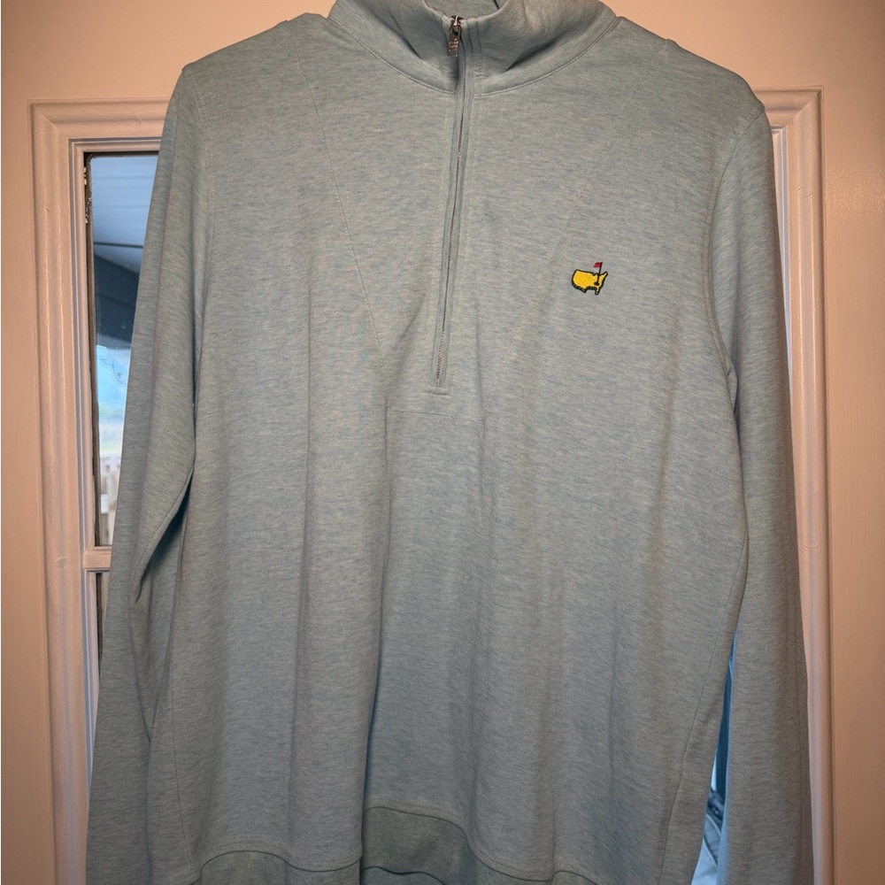 Magnolia Light Blue Half-Zip Golf Pullover